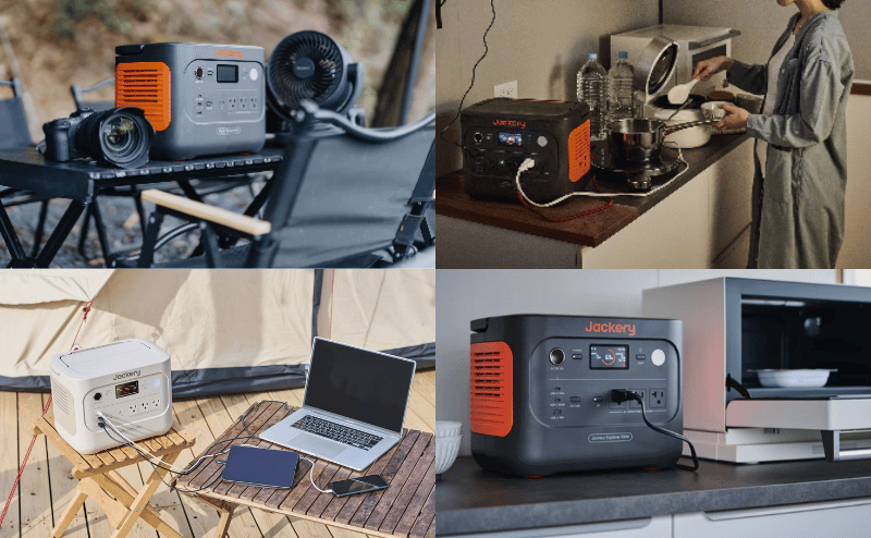 ジャクリ 1000 Newで使える家電の稼働時間の目安