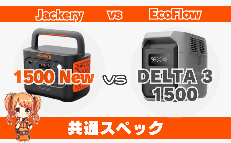 1500Newとデルタ3 1500の共通スペックとは？