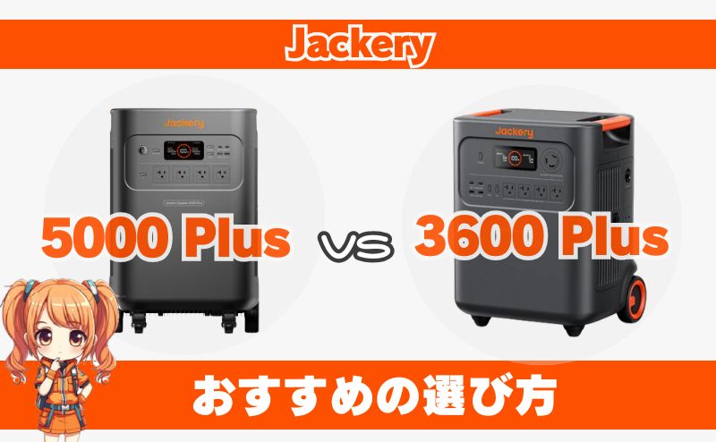 5000Plusと3600Plusの違いおすすめの選び方