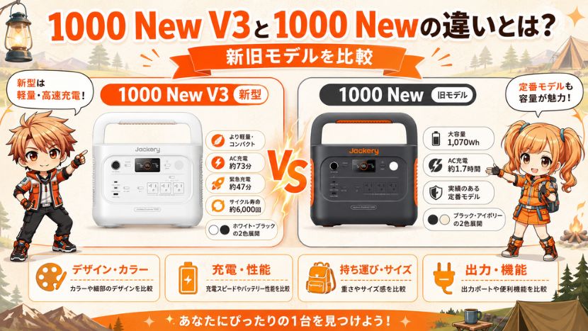 1000 New V3と1000 Newの違いとは?