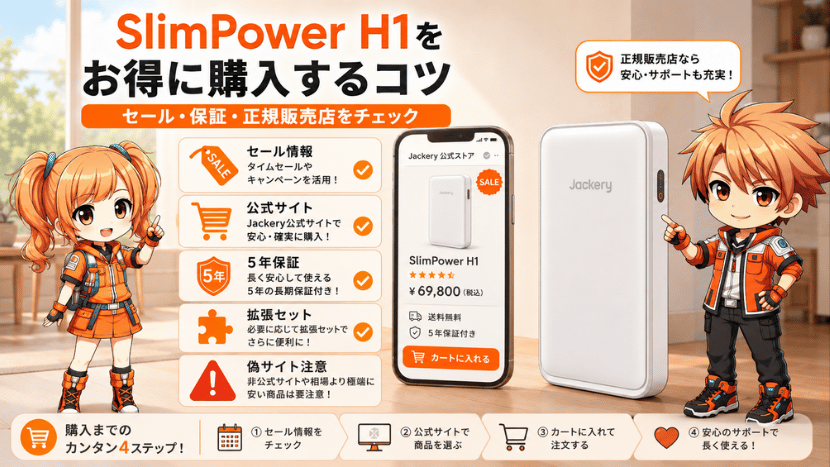 SlimPower H1を最安値で購入するコツと注意点｜ジャクリ